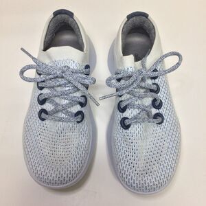 Allbirds Tree Dasher 2 Running Shoes Blizzard / Hazy Cobalt Women's Size 7